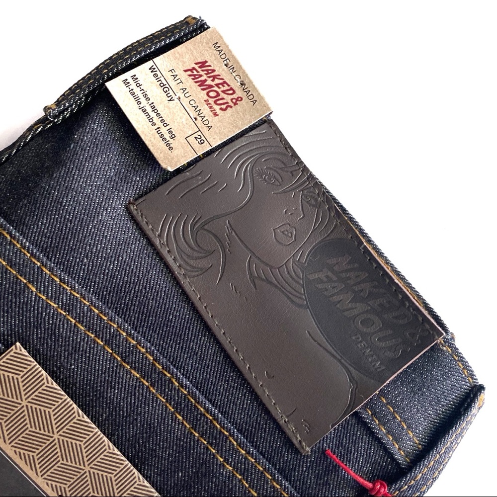 NWT Naked & Famous Weird Guy Left Hand Twill Denim - Picture 6 of 13